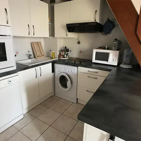 T2 Mezzanine, 6 Pers., Piscine, Clim, Port Barcares - Fr-1-81-243 Apartman